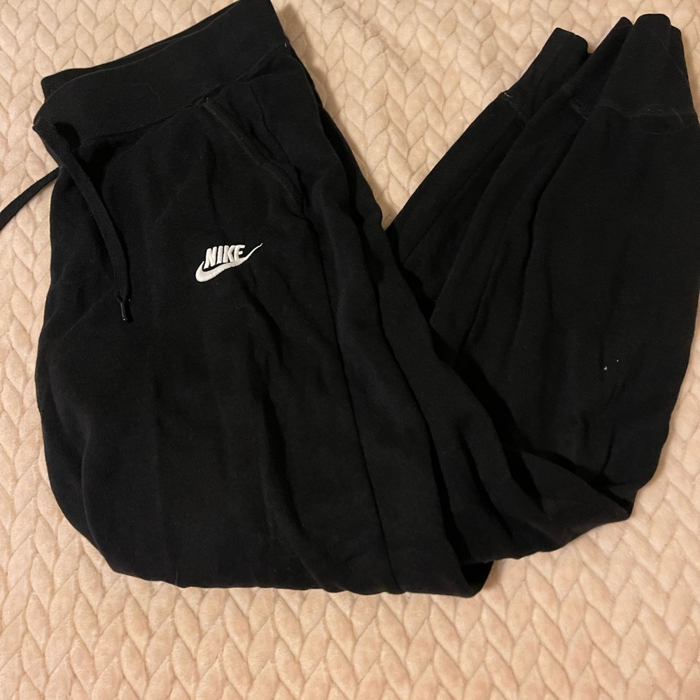 Nike womens black joggers